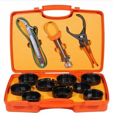 Rico 1/2 12 Parça Tas Tipi Yağ Filtre Sökme Seti Anahtar Takımı KK1233 - 