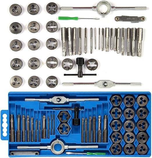 Rico 40 Parça Metrik Kılavuz Ve Pafta Seti Diş Açma Tamir RC3240 - 1
