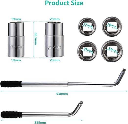 Rico Lokmalı Uzatmalı Bijon Sökme Kolu Anahtarı RC0121 - 2